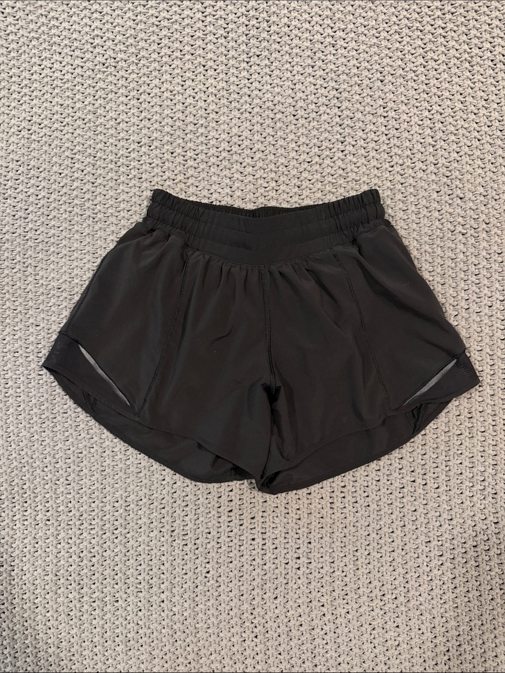 lululemon athletica Black Athletic Running Shorts